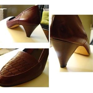 Shoes - ✨Vintage✨Brown Woven Loafer Shoes - ✨Vintage✨Brown Woven Loafer