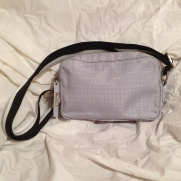 DKNY small blue grey purse/ cross body
