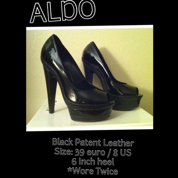 Black ALDO high heels