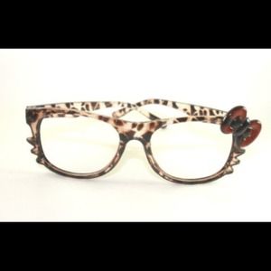 Leopard Hello Kitty Glasses Frame