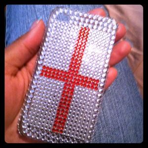 iPhone 4 bejeweled case