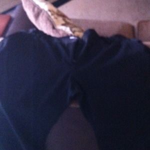 Black dress pants w/ pin stripe