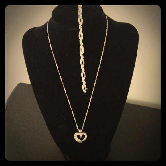 SOLD!!! Sterling silver necklace and bracelet