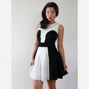 Colorblock dress