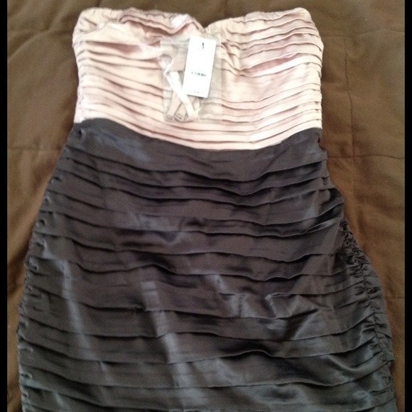 Express silk dress never worn tags attached.