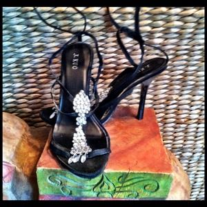 Sexy, Sparkley Lace-up Shoes