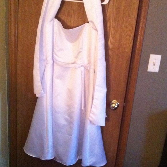 White bridal or communion dress worn once