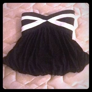 Bebe strapless top