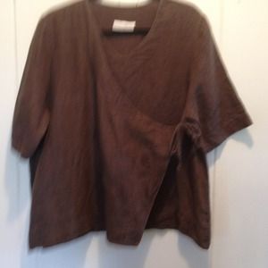 Coolie coat cotton linen top