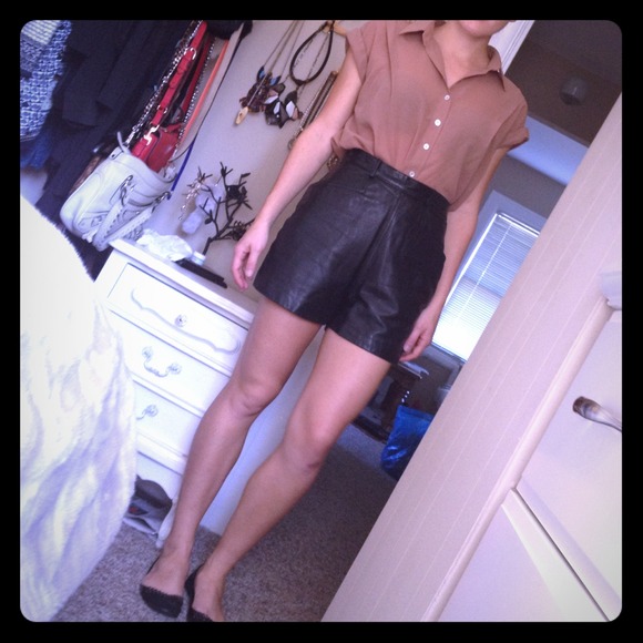 Tops - [SOLD] Toffee Chiffon Blouse