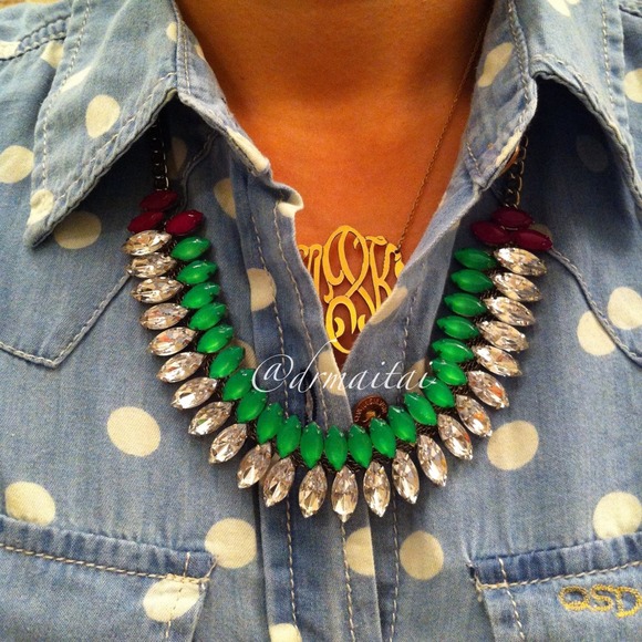 Spikethepunch Rainey - Neon Green/Purple Necklace