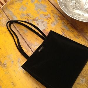 Black Velvet Kate Spade Small Tote