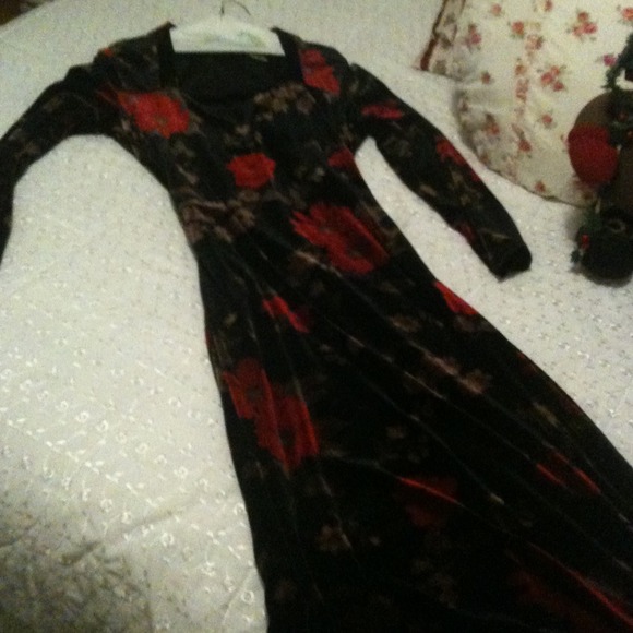 Long velvet dress❤SOLD❤