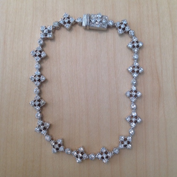 *No Longer Available* Rhodium plated  crystal