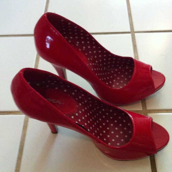 Cherry Red HIGH Heels!!!
