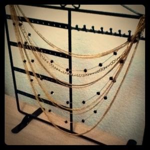 Floating Beads Layered Necklace