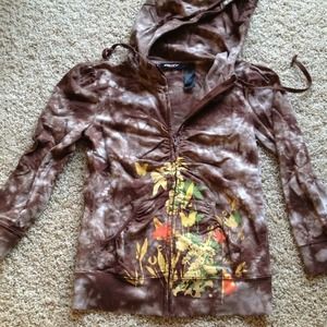 Dkny hooded sweatshirt.