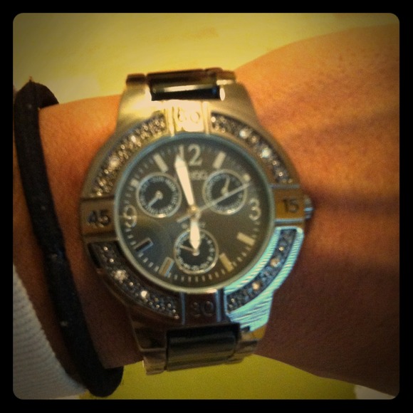 Gun metal bongo watch