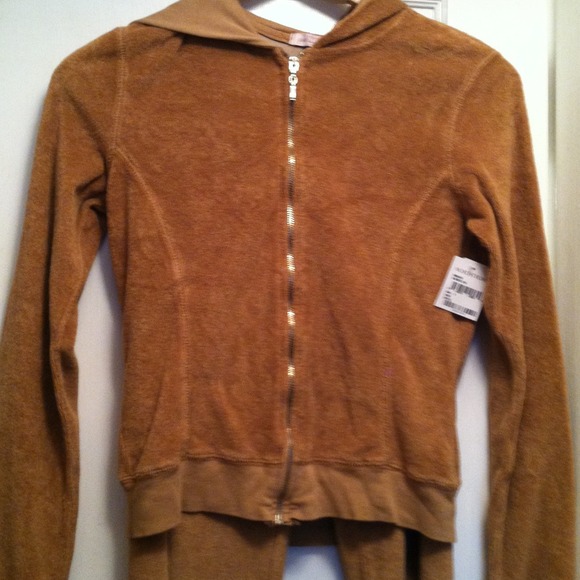 NWT Pink Lotus Zipper Hoodie & Sweatpants - Picture 3 of 4