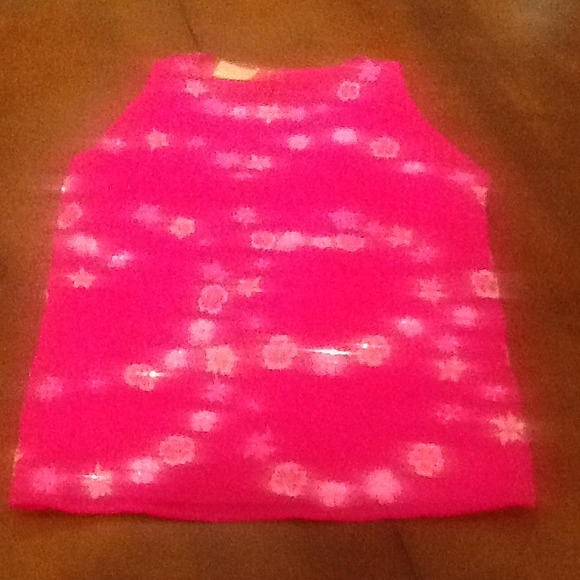 Pink Sequined Top