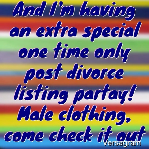 Clothing for the guys! To be listed individually!