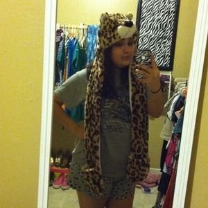 TRADE with Cathybesosillie leopard print hoodie