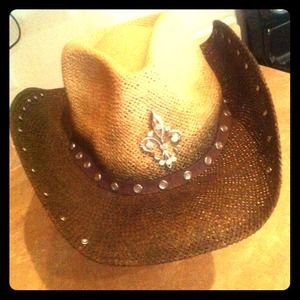 Fluer de lis Cowgirl hat!