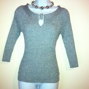 **SOLD**Elegant Silver Sweater