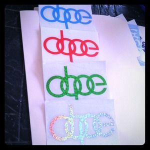"Dope" sticker