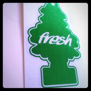 "Fresh" scented pine tree