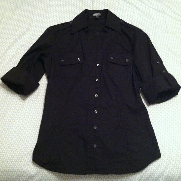 Express Military Inspired Top