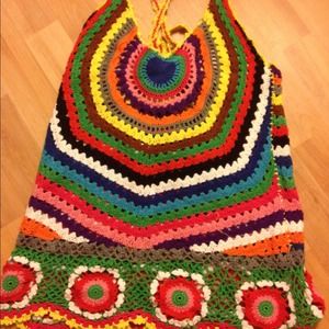 Forever 21 halter crochet top