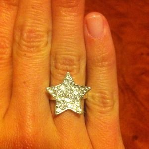 🌟Cubic zirconia star ring🌟