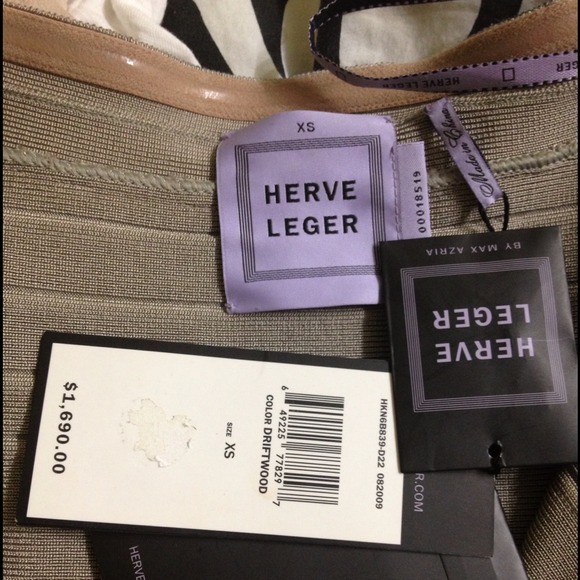 NWT Authentic Herve Leger - Picture 3 of 3