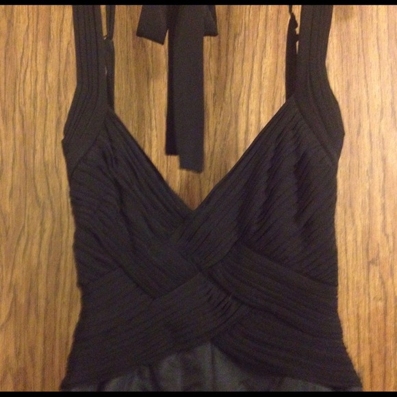 BCBG Max Azria bubble hem dress (black)