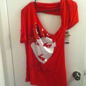 💜NEW💜 NWT juniors apple bottom 3 way shirt