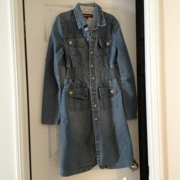 Dollhouse denim long jacket