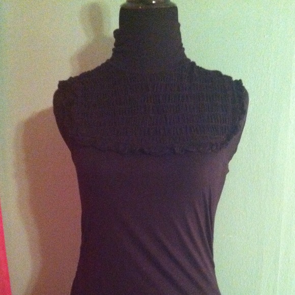 SOLD!!!! Back-out Button Neck Top - Picture 3 of 4