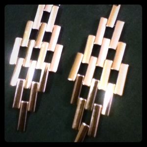 H&M Silver chandelier earrings