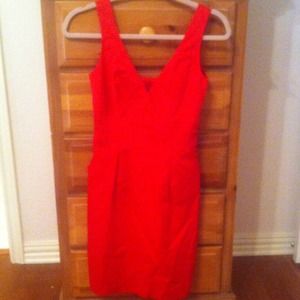 Express red dress