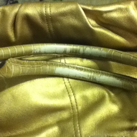 Gold Sienna Ricchi hobo purse - Picture 4 of 4