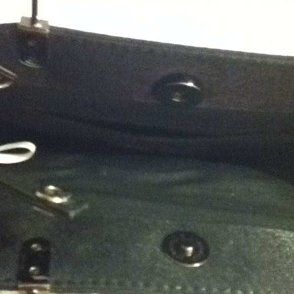 Black satin evening bag - Picture 2 of 3