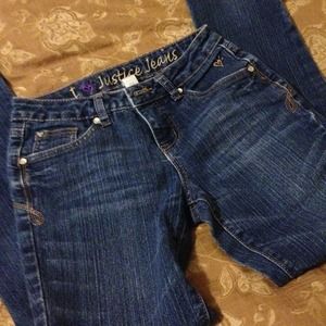 Girls Justice Skinny Jeans size 10R