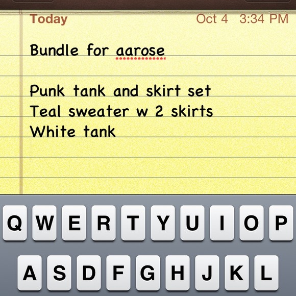 Bundle for aarose