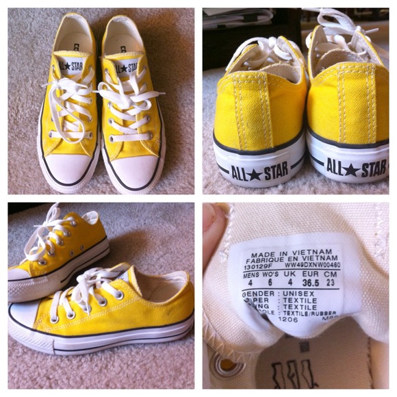 Reserved-@2manyYellow converses/grey bundle