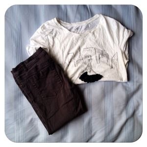 Grey Washed Out Skinny Jeans