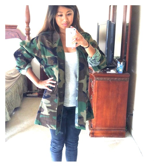 Restocked on Camo Jackets!! XS,S,M