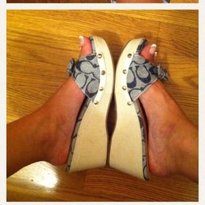 LOOKING FOR THESE COACH WEDGES.