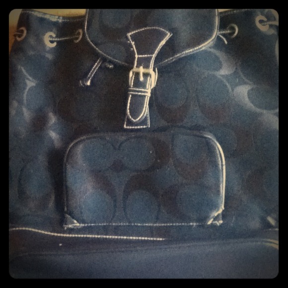 Brown coach bag