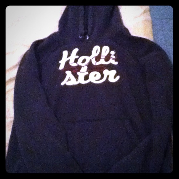Dark Blue Hollister Hoodie